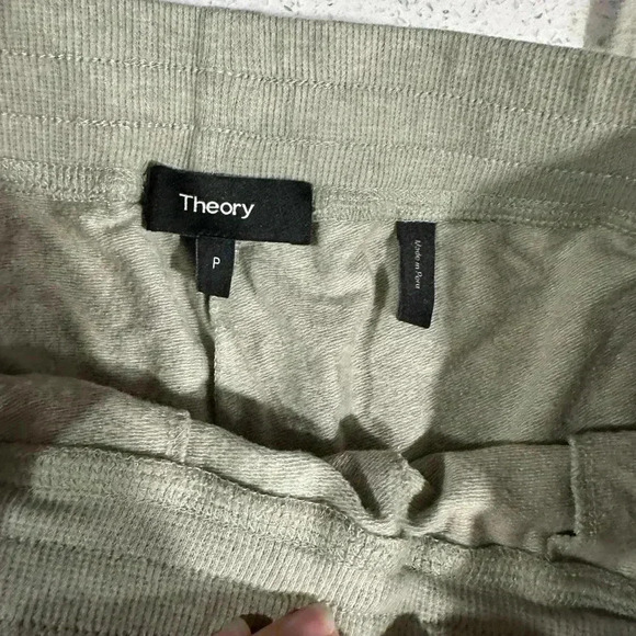 Theory Sage Green Alpaca Blend Joggers Size P XS EUC - Picture 2 of 4